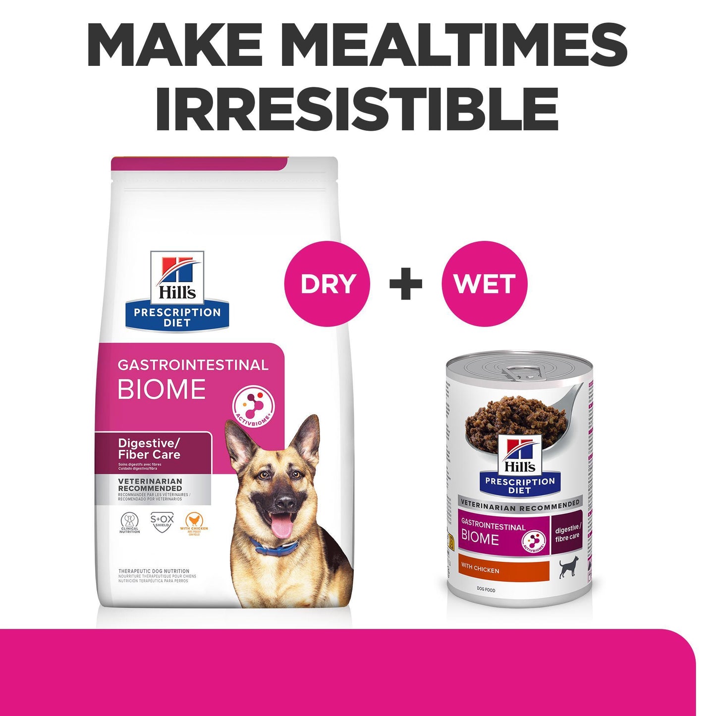 Hill's Prescription Diet Gastrointestinal Biome Digestive Fibre Care Wet Dog Food