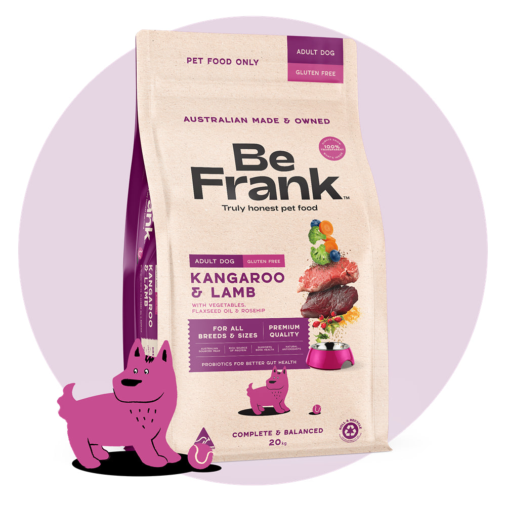 Be Frank Kangaroo & Lamb Dry Dog Food