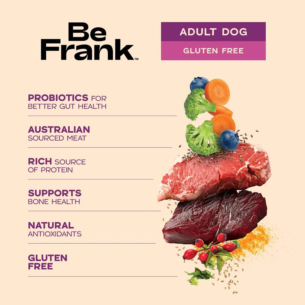 Be Frank Kangaroo & Lamb Dry Dog Food