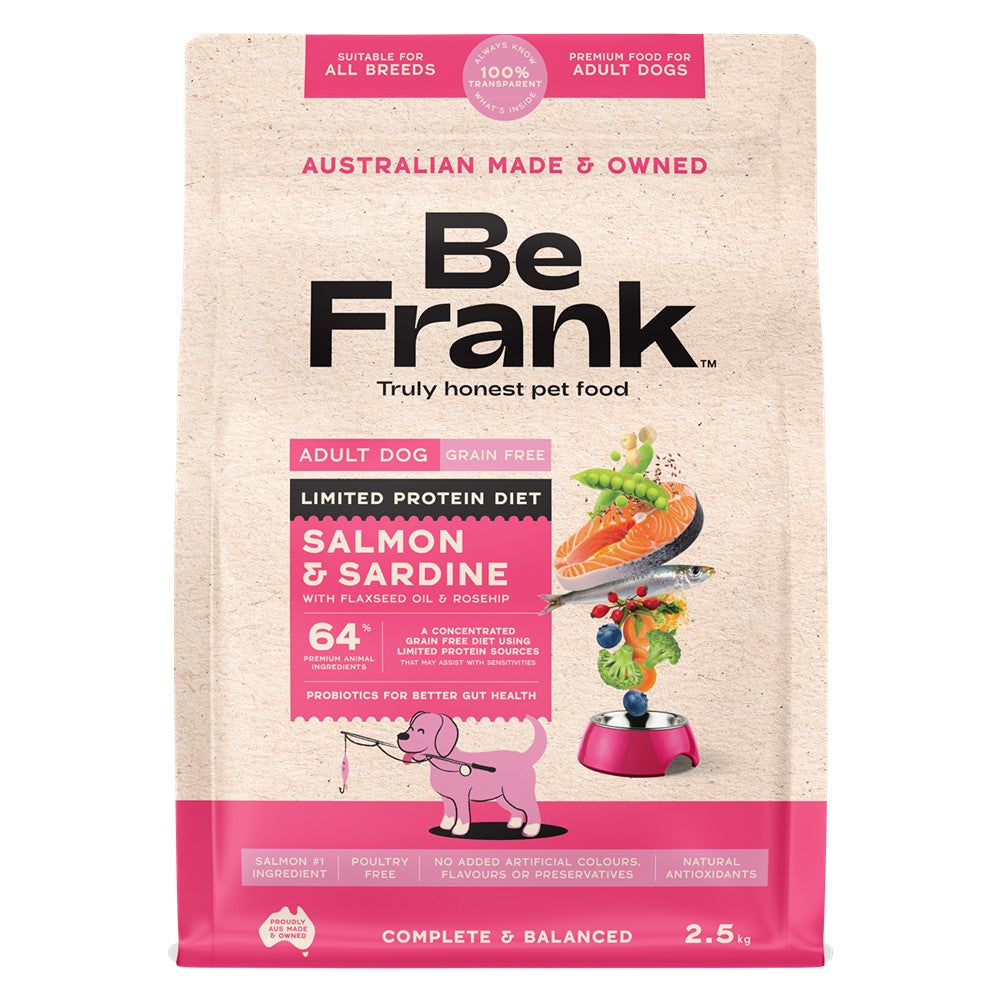 Be Frank Grain Free Salmon & Sardine Dry Dog Food