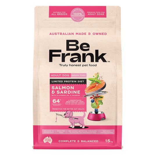 Be Frank Grain Free Salmon & Sardine Dry Dog Food