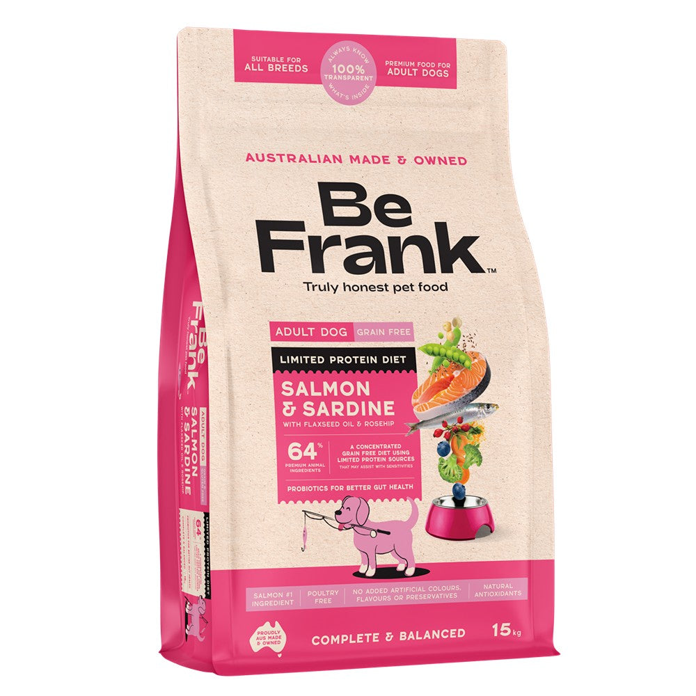 Be Frank Grain Free Salmon & Sardine Dry Dog Food