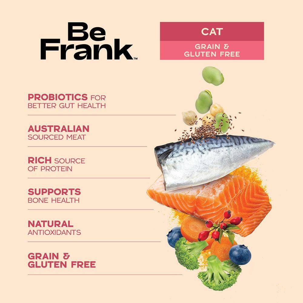 Be Frank Grain Free Mackerel & Salmon Dry Cat Food