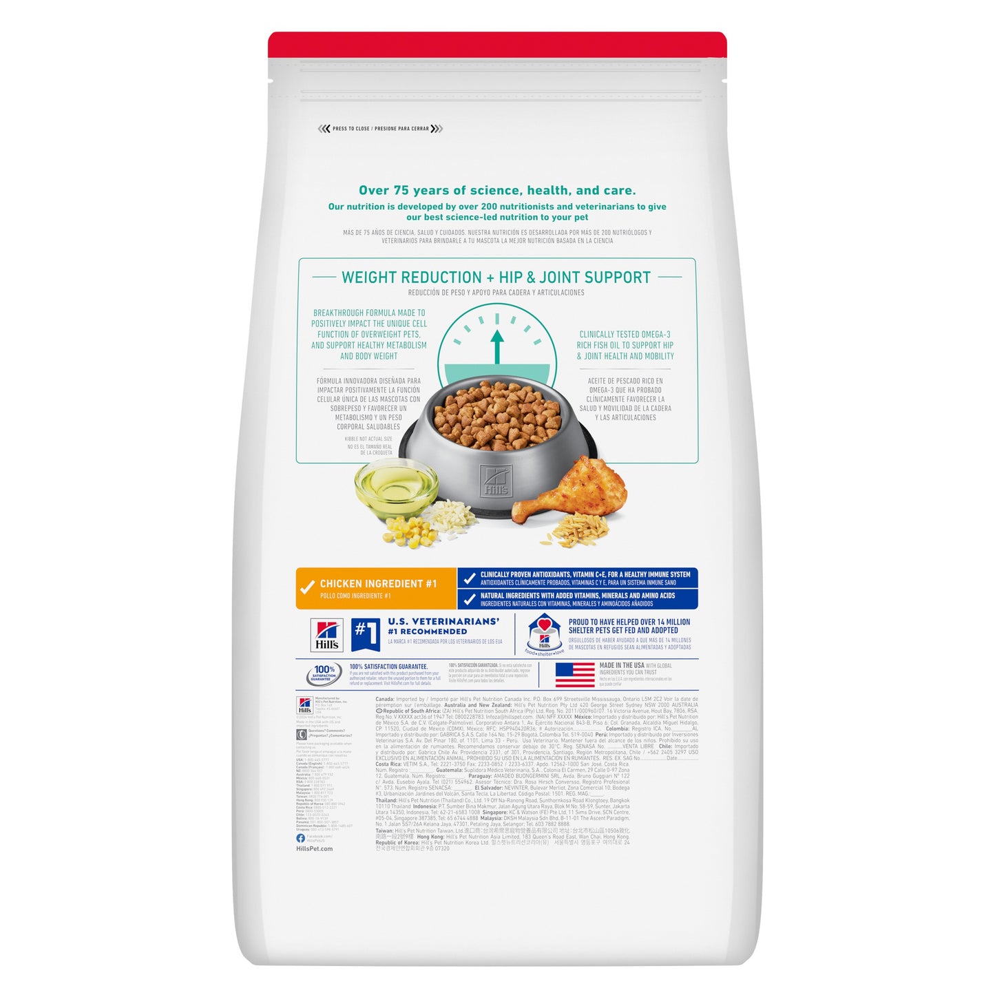 Hill’s Science Diet Adult Perfect Weight + Joint Support Large Breed Dry Dog Food