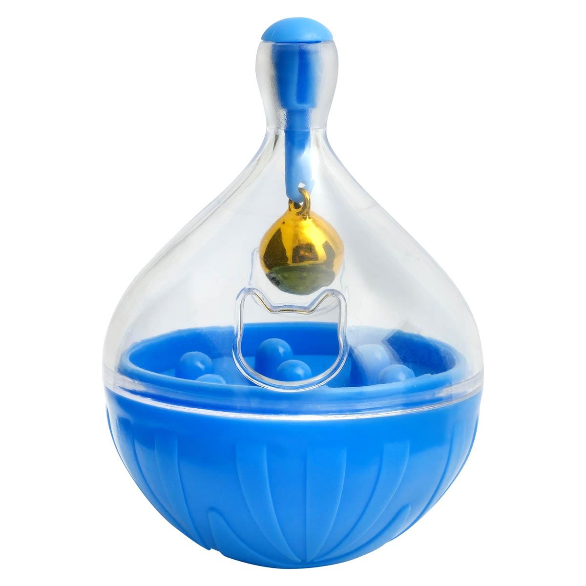 Lexi & Me Treat Dispenser Tumbler Blue Cat Toy