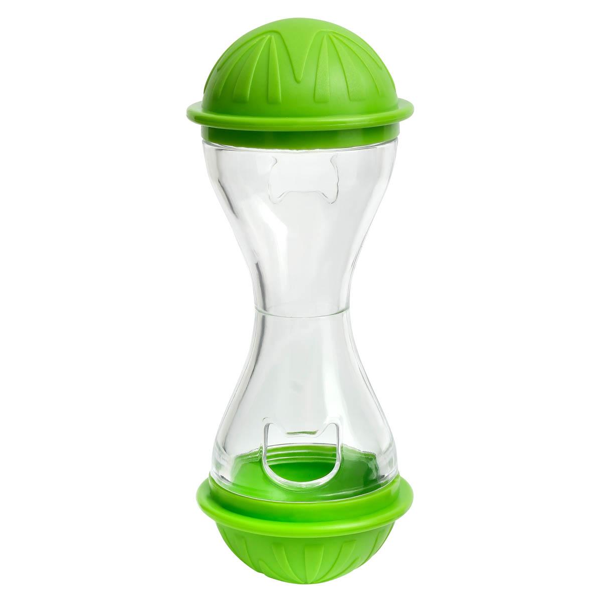 Lexi & Me Treat Dispenser Hourglass Green Cat Toy