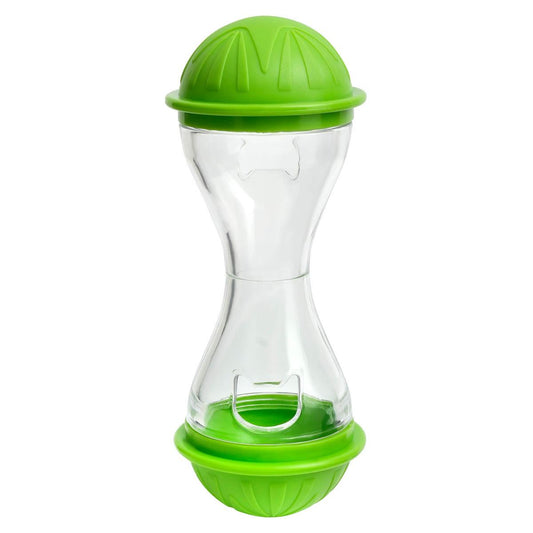 Lexi & Me Treat Dispenser Hourglass Green Cat Toy