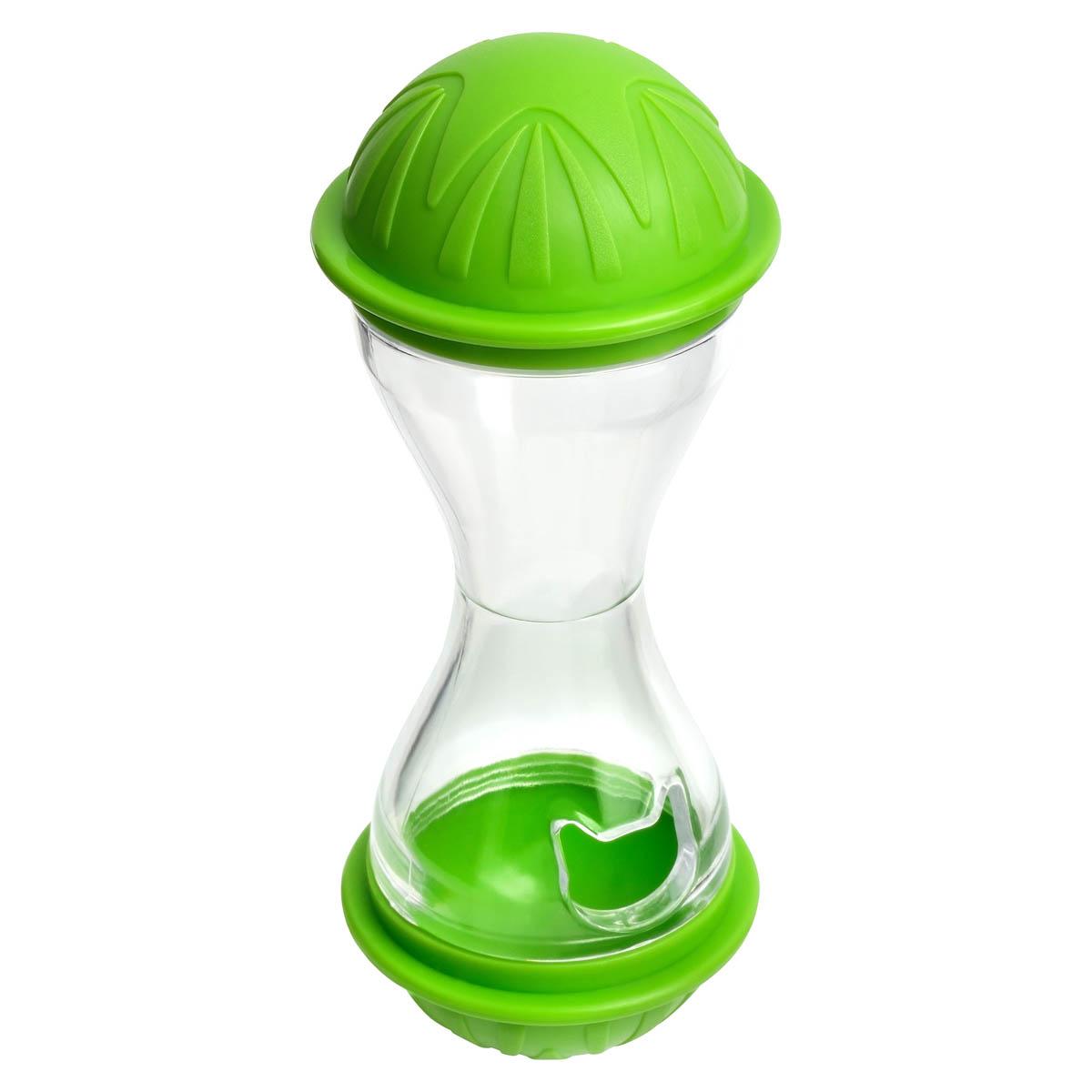 Lexi & Me Treat Dispenser Hourglass Green Cat Toy