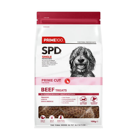 Prime100 SPD Prime Cut Beef Dog Treats