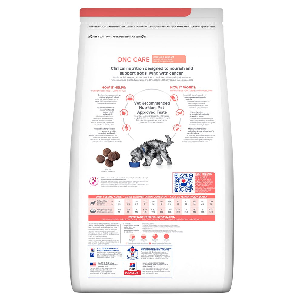 Hill's Prescription Diet ONC Care Dry Dog Food