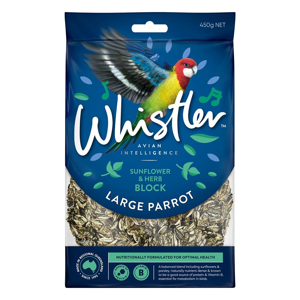 Whistler Large Parrot Sunflower & Herb Blend Block Bird Treat