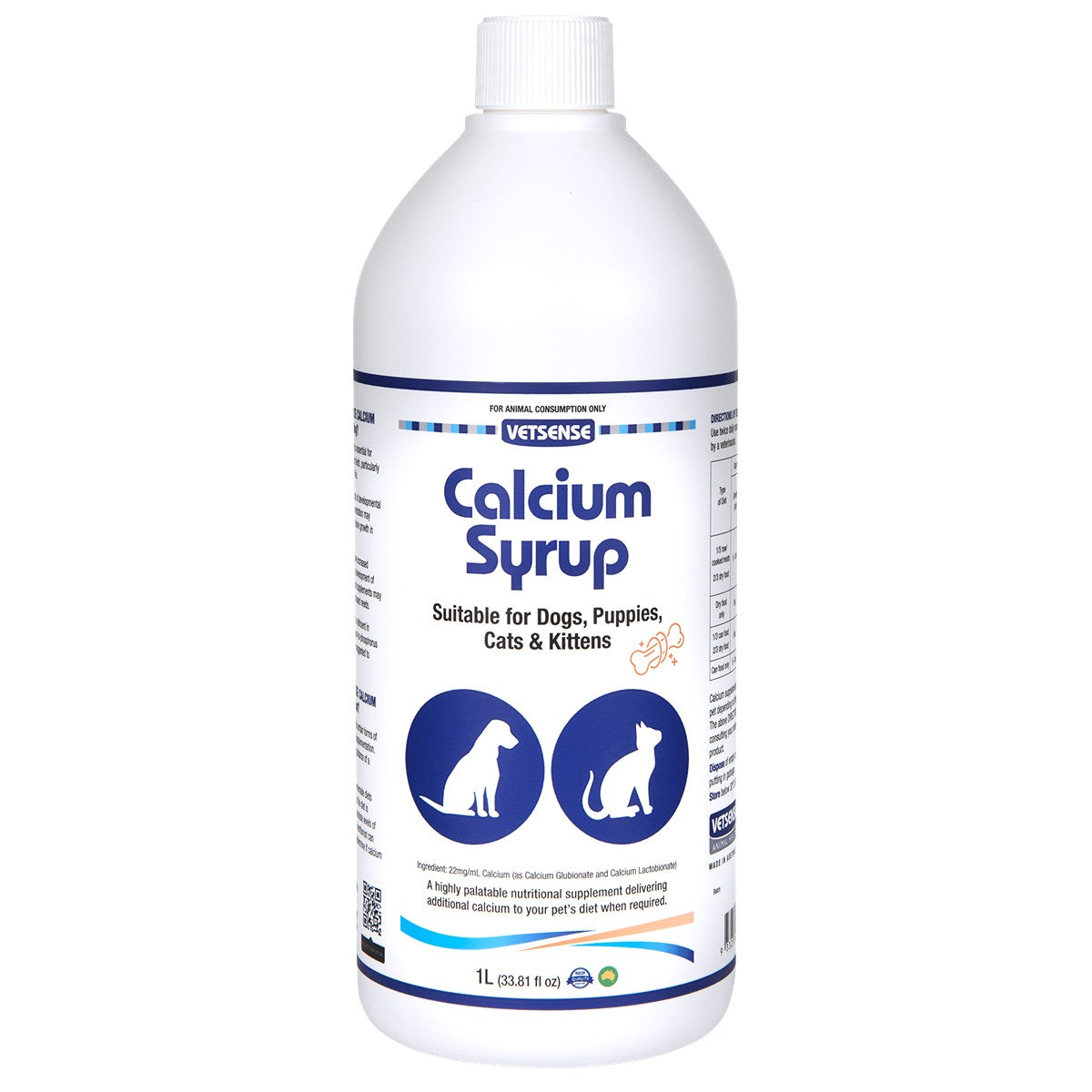 Vetsense Calcium Syrup Dog & Cat Supplement