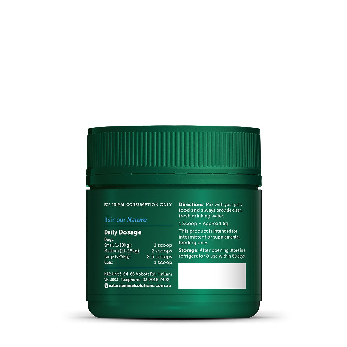 NAS Dog & Cat Gut Balance Probiotic
