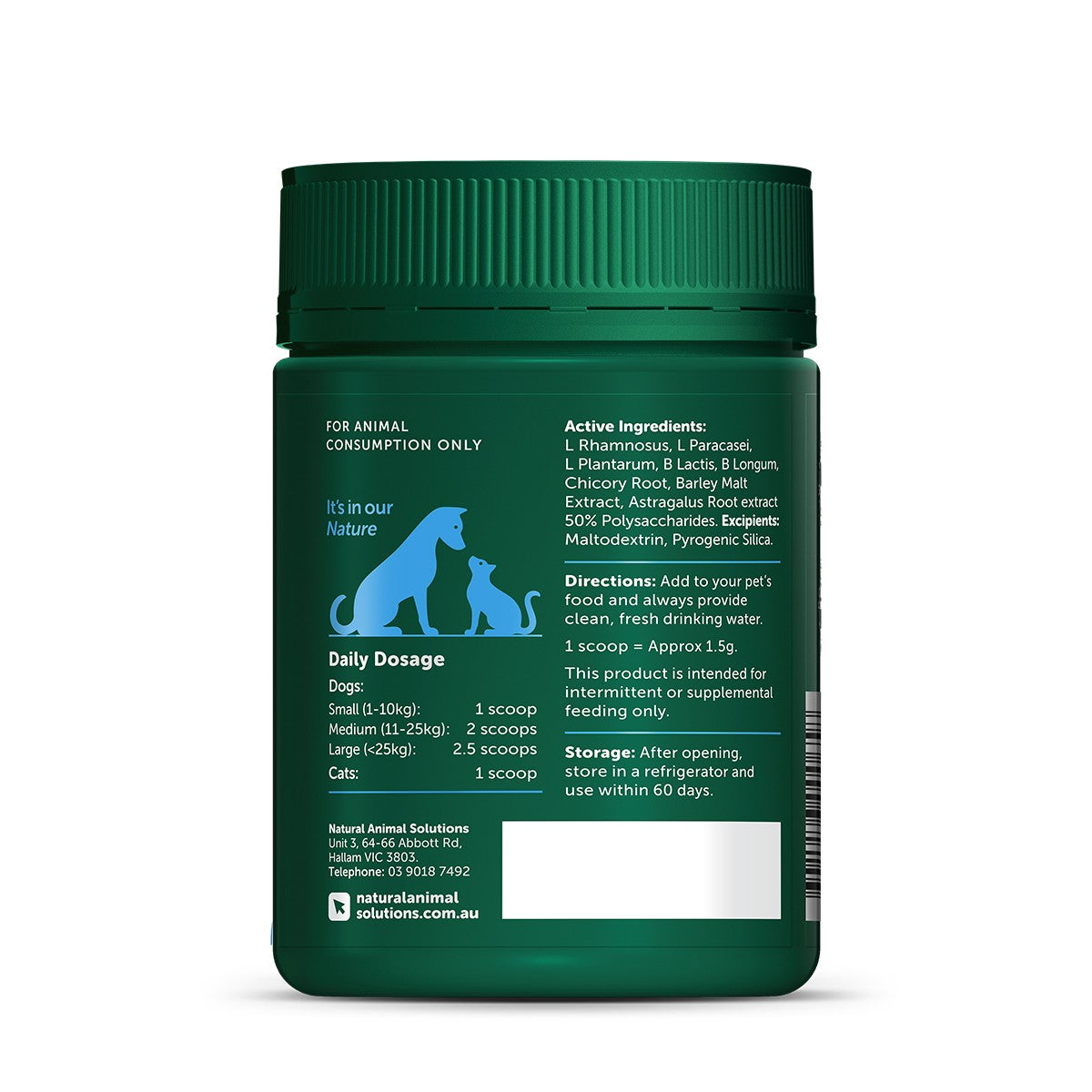 NAS Dog & Cat Gut Balance Probiotic