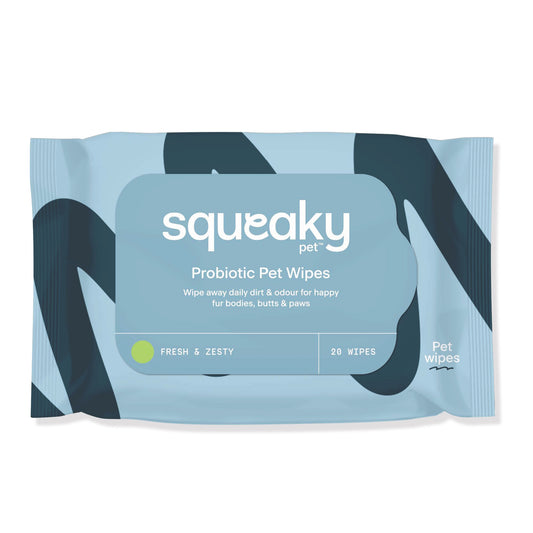 Squeaky Pet Probiotic Pet Wipes Fresh & Zesty