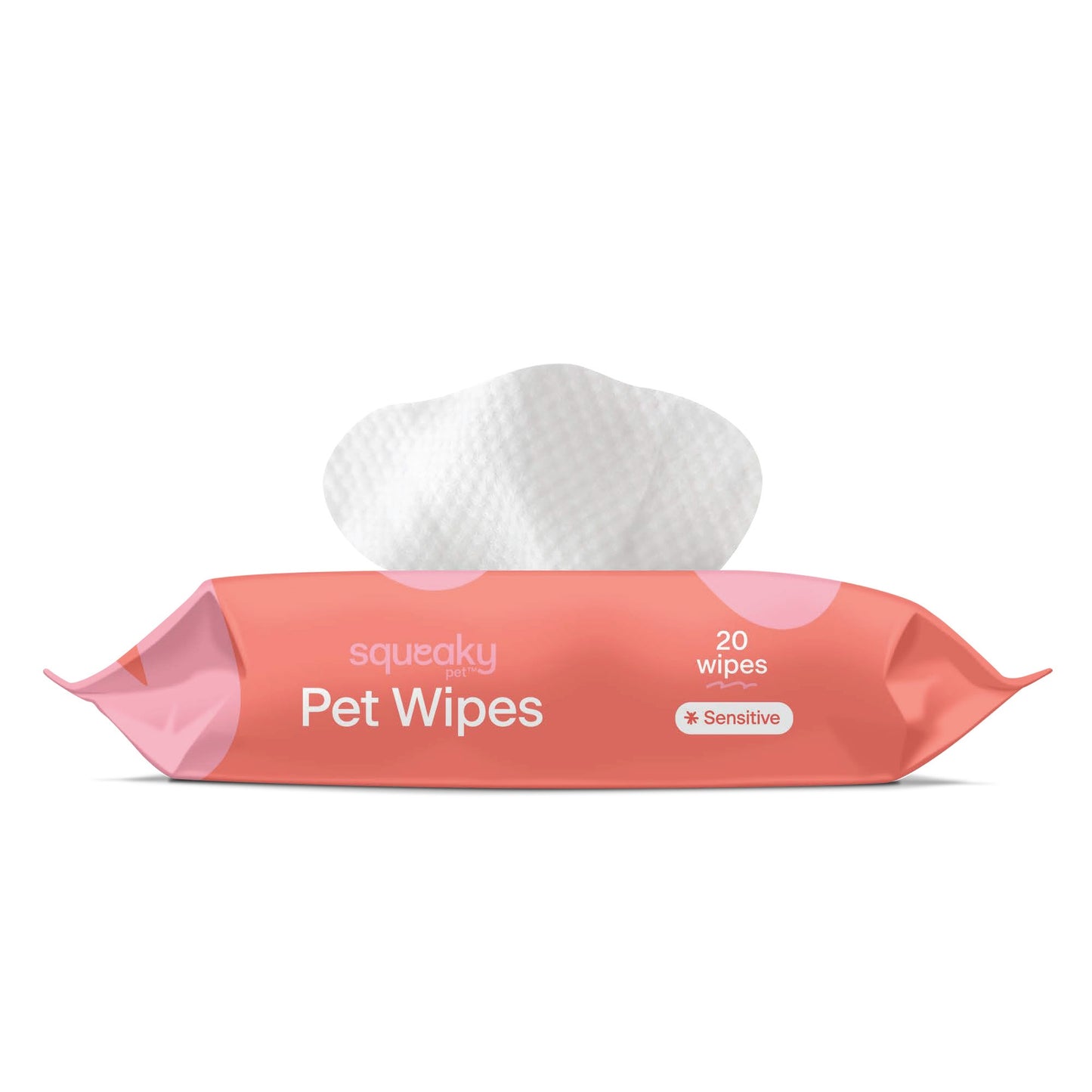 Squeaky Pet Probiotic Pet Wipes Fragrance Free