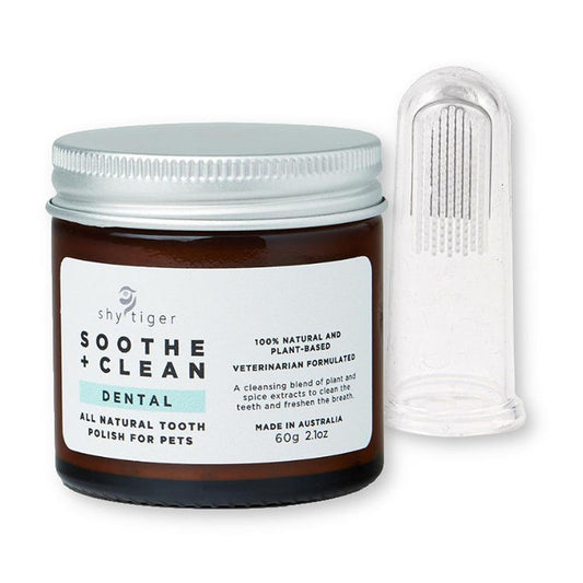 Shy Tiger Natural Toothpaste & Finger Brush