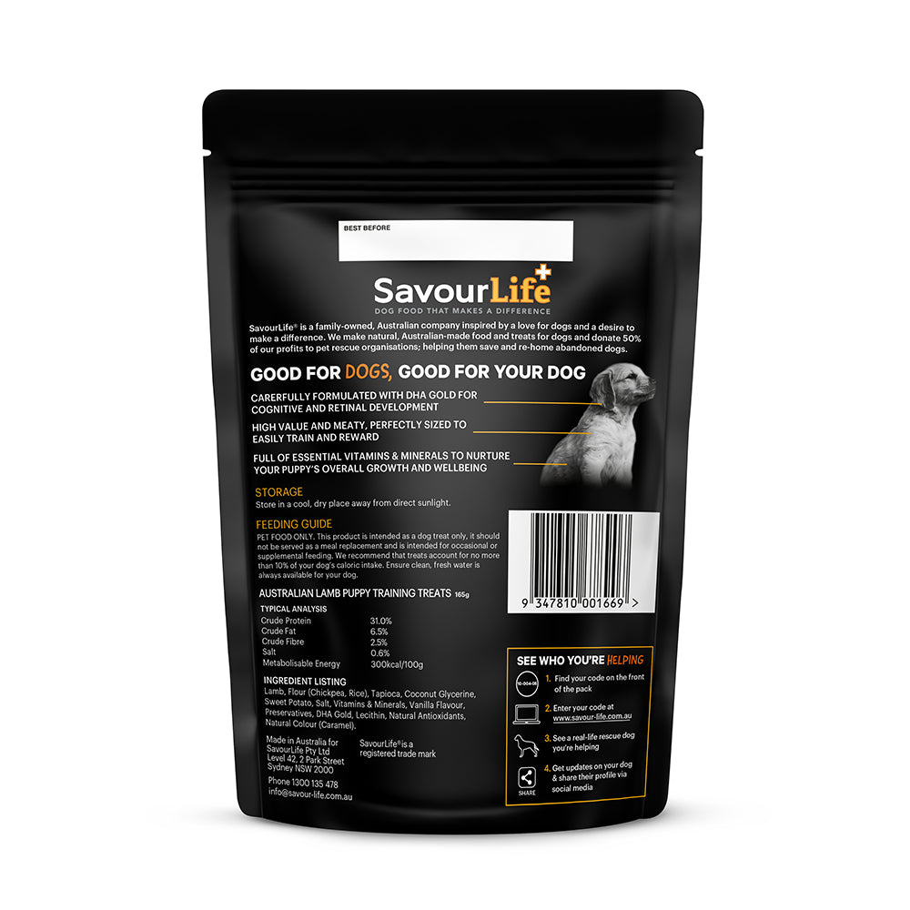 SavourLife Australian Lamb Training Puppy Dog Treats