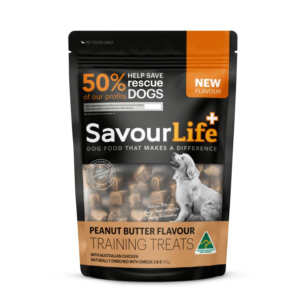 SavourLife Peanut Butter Training Dog Treats 165g