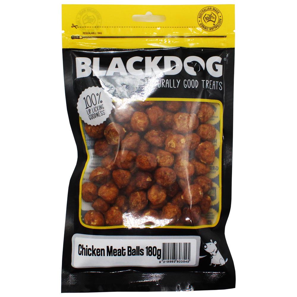 Black Dog Chicken Meat Balls Dog Treats