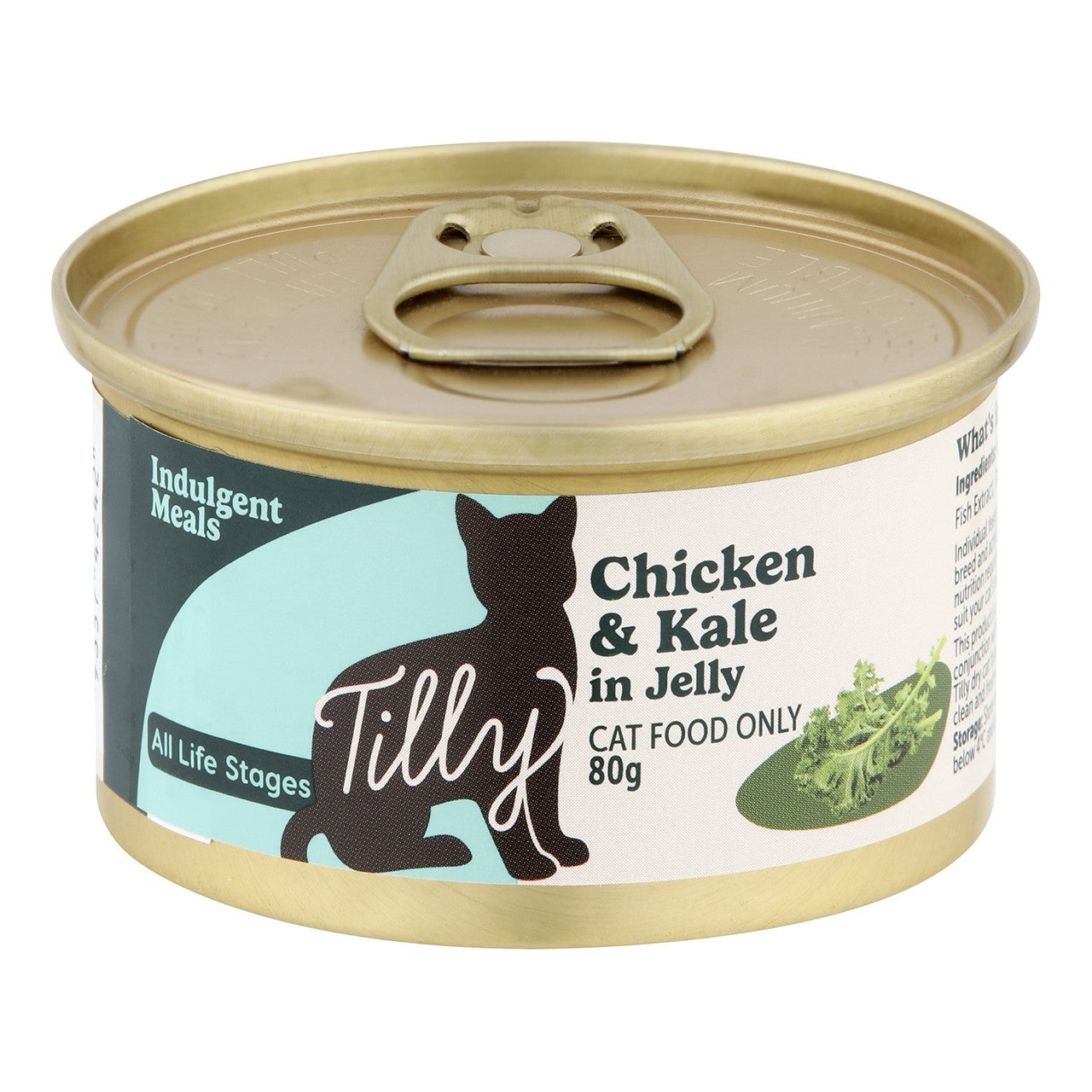 Tilly Indulgent Meals Chicken & Kale in Jelly Wet Cat Food 80g