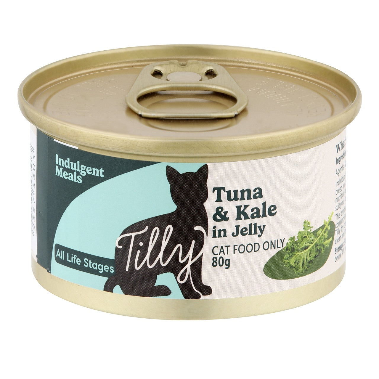 Tilly Indulgent Meals Tuna & Kale in Jelly Wet Cat Food 80g