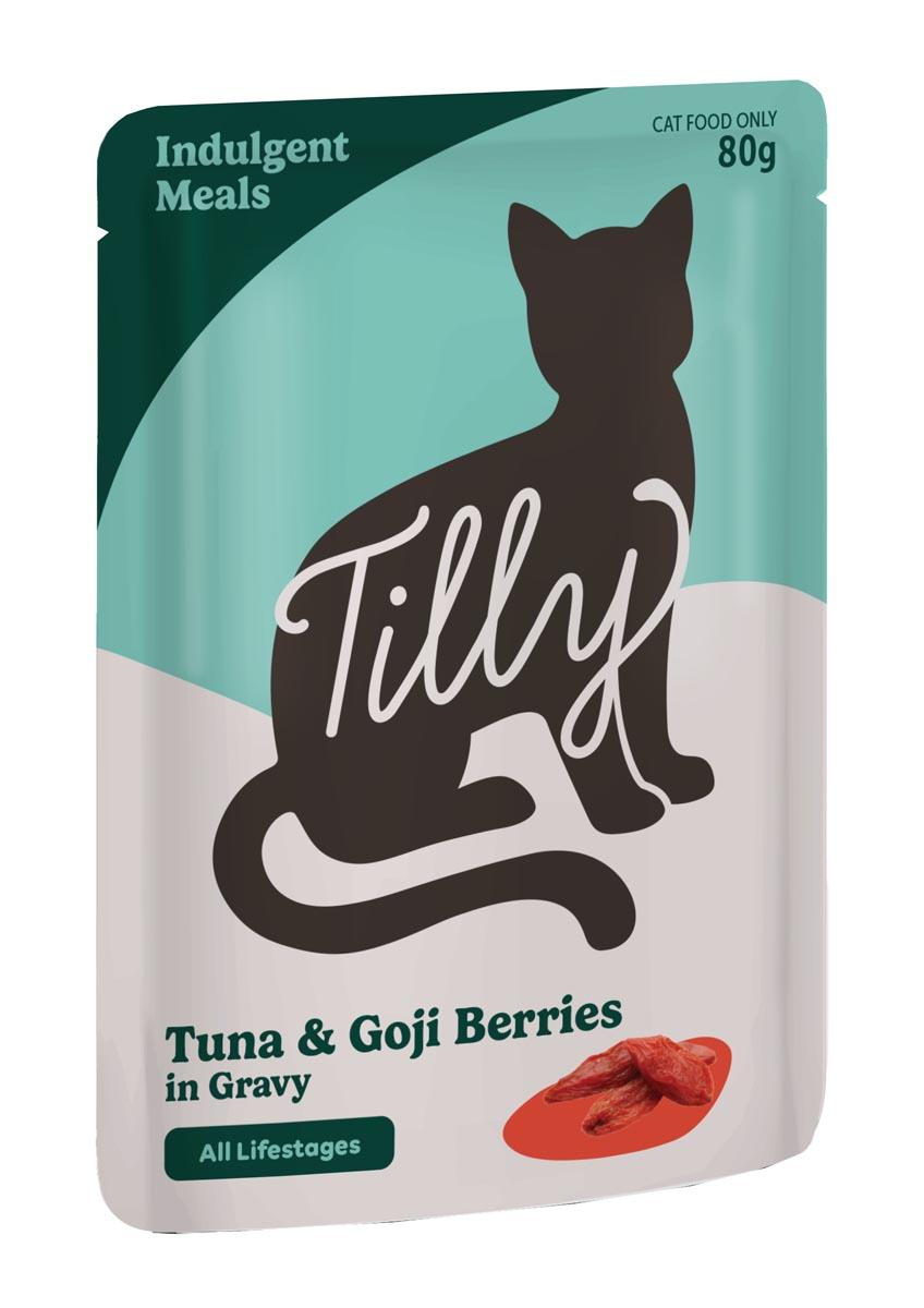 Tilly Indulgent Meals Tuna & Goji Berries in Gravy Wet Cat Food 80g
