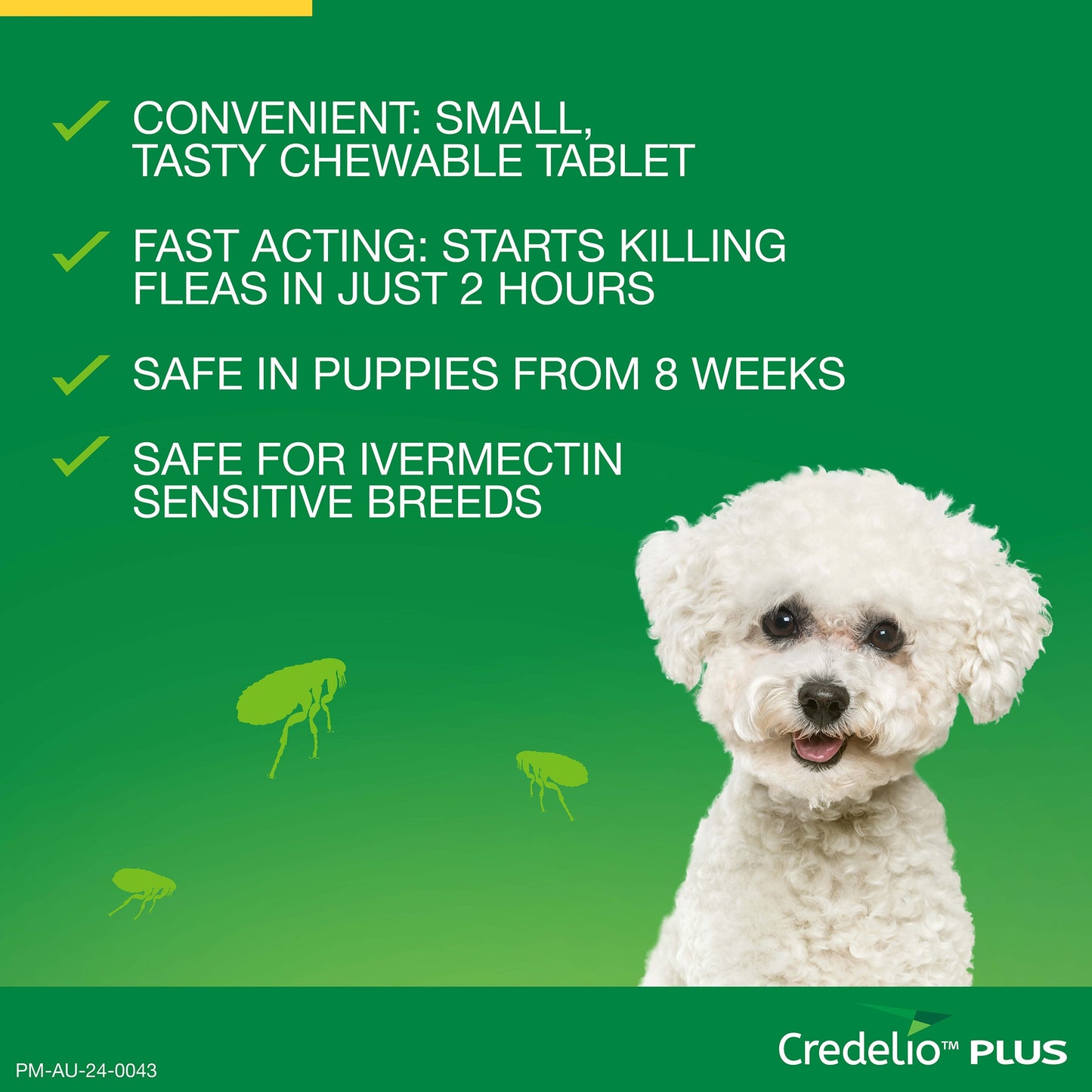 Credelio Plus Chewable Tablets For X-Small Dog 1.4-2.8kg