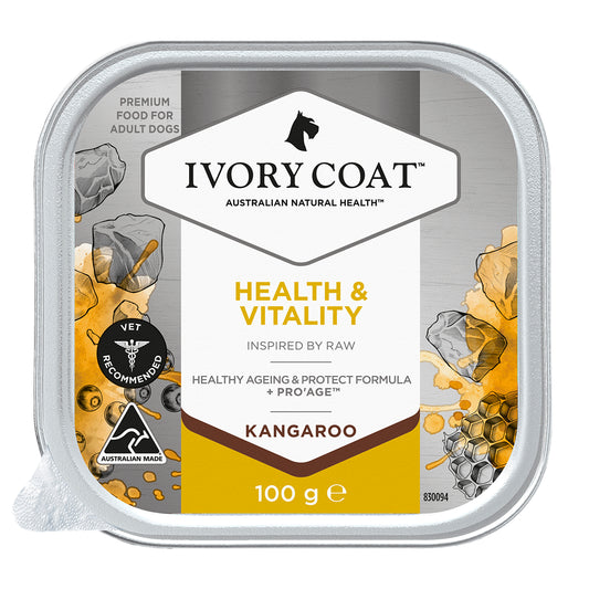 Ivory Coat Inspired by Raw Health & Vitality Wet Dog Food 100g