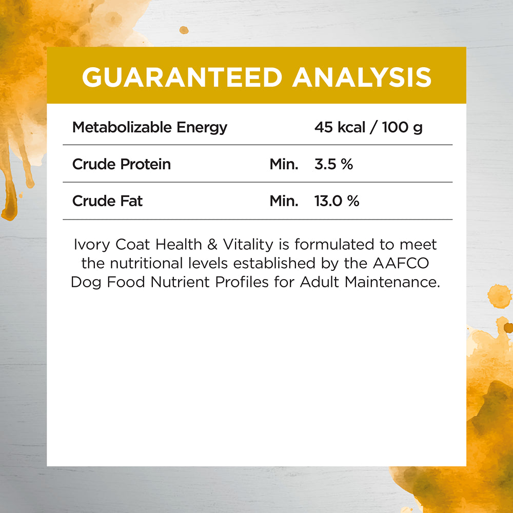 Ivory Coat Inspired by Raw Health & Vitality Wet Dog Food 100g