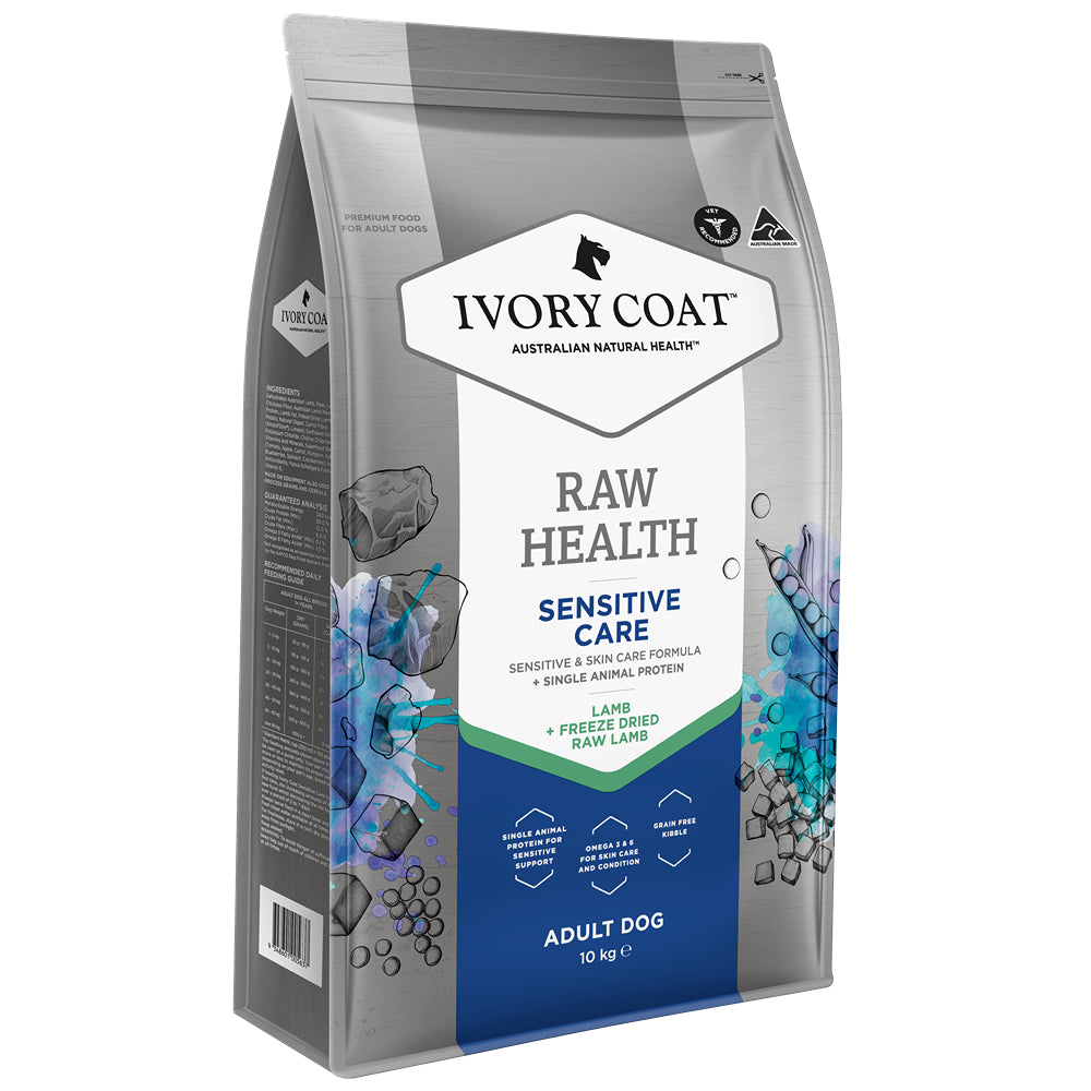 Ivory Coat Raw Health Dog Sensitive Care Dry Dog Food