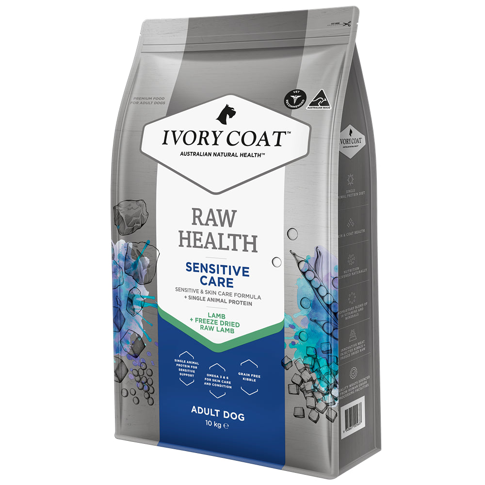 Ivory Coat Raw Health Dog Sensitive Care Dry Dog Food