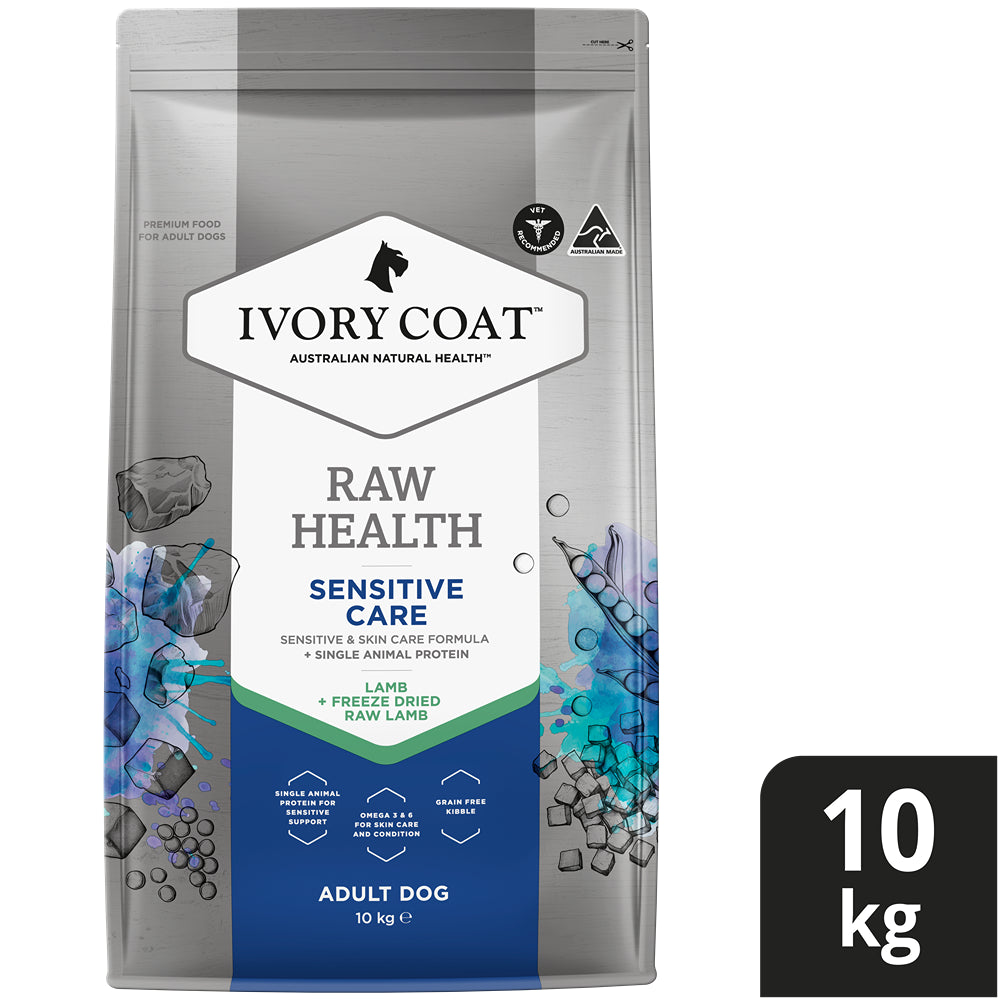 Ivory Coat Raw Health Dog Sensitive Care Dry Dog Food