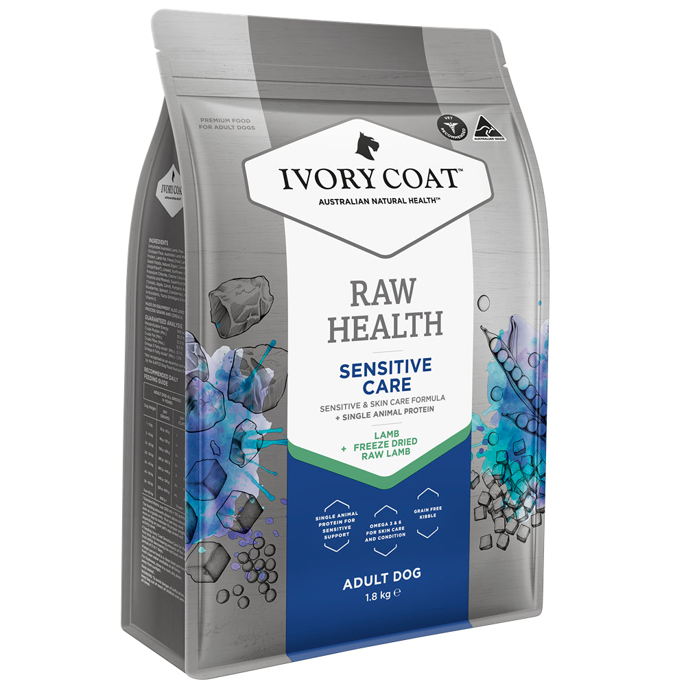 Ivory Coat Raw Health Dog Sensitive Care Dry Dog Food