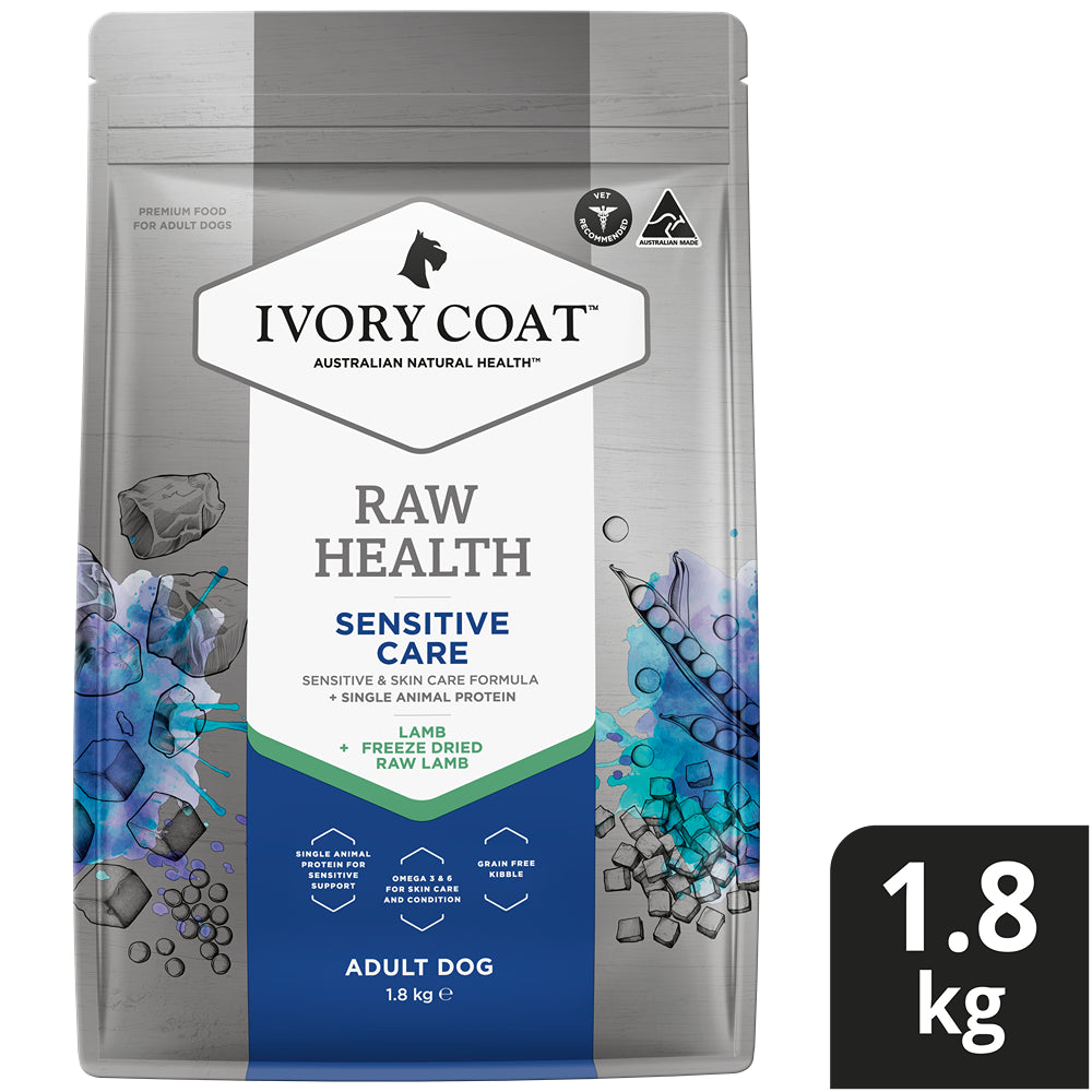 Ivory Coat Raw Health Dog Sensitive Care Dry Dog Food