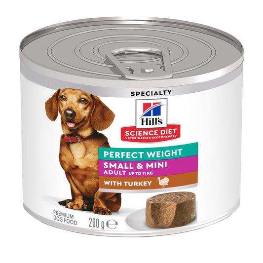 Hill's Science Diet Perfect Weight Small & Mini Turkey Canned Wet Dog Food