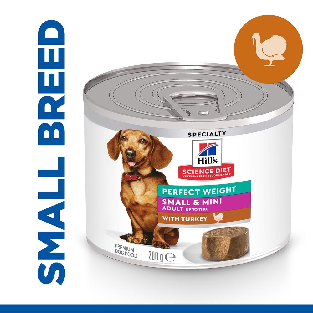 Hill's Science Diet Perfect Weight Small & Mini Turkey Canned Wet Dog Food