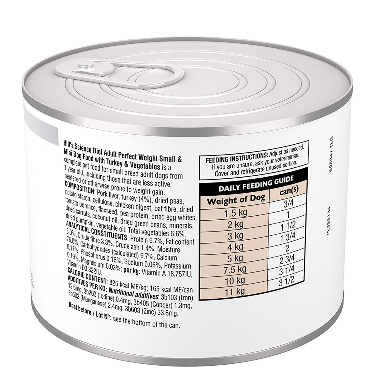 Hill's Science Diet Perfect Weight Small & Mini Turkey Canned Wet Dog Food