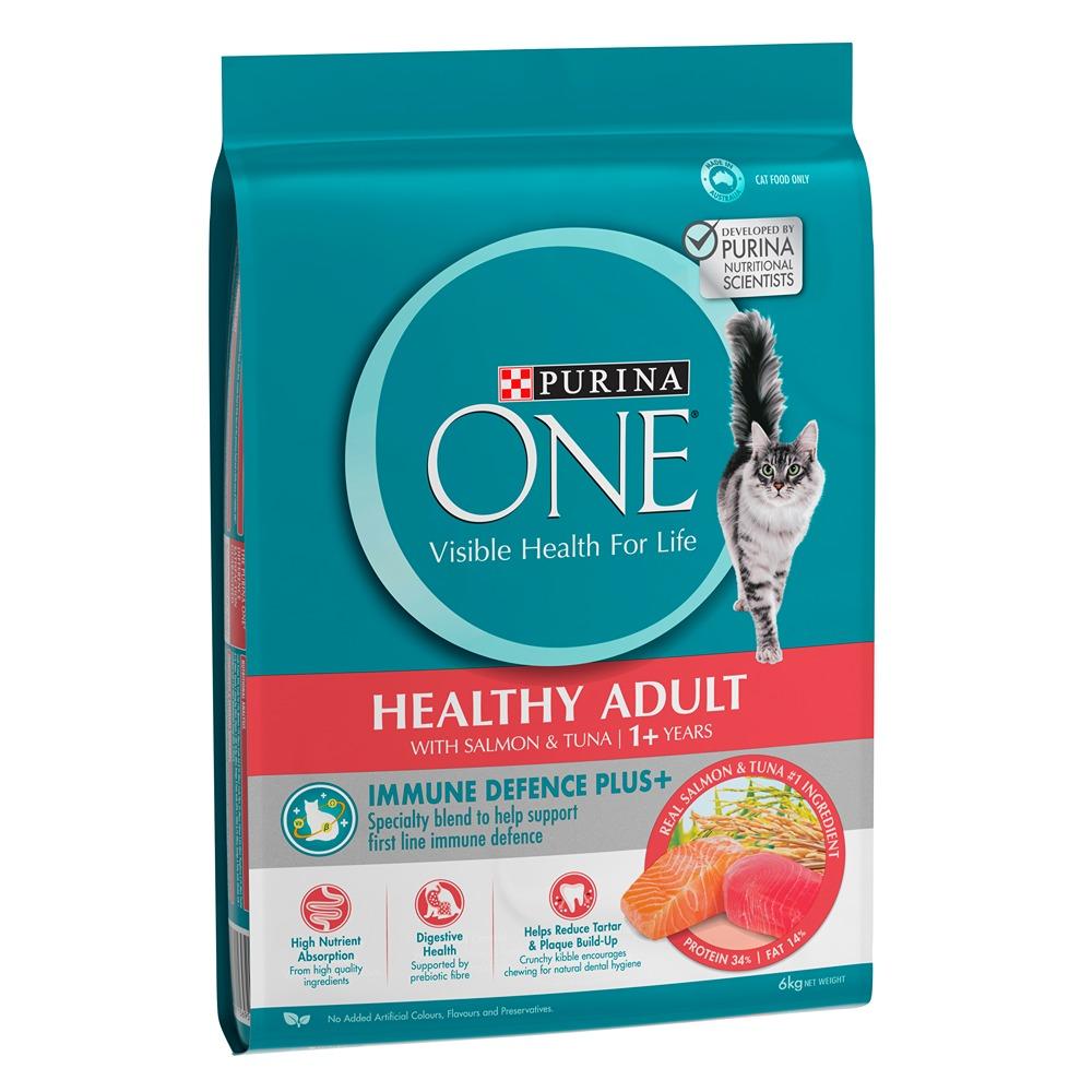 Purina One Adult Salmon and Tuna Dry Cat Food