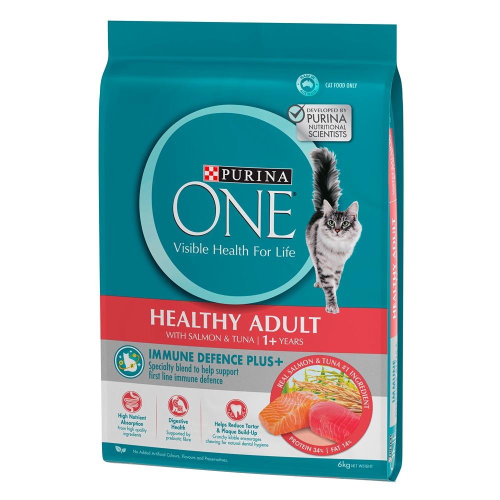 Purina One Adult Salmon and Tuna Dry Cat Food