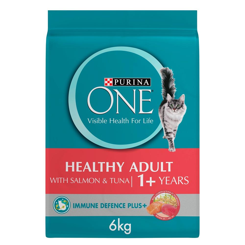 Purina One Adult Salmon and Tuna Dry Cat Food