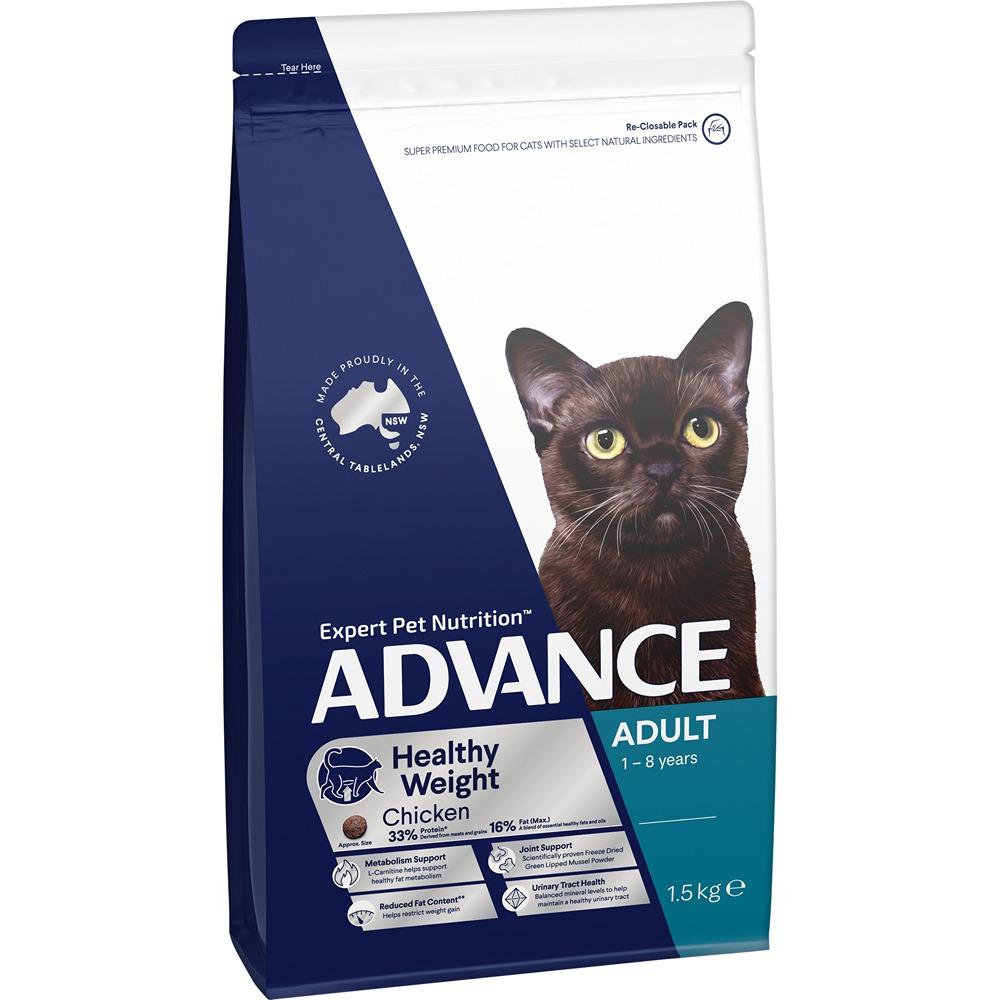 Advance Adult Healthy Weight Chicken & Rice Dry Cat Food
