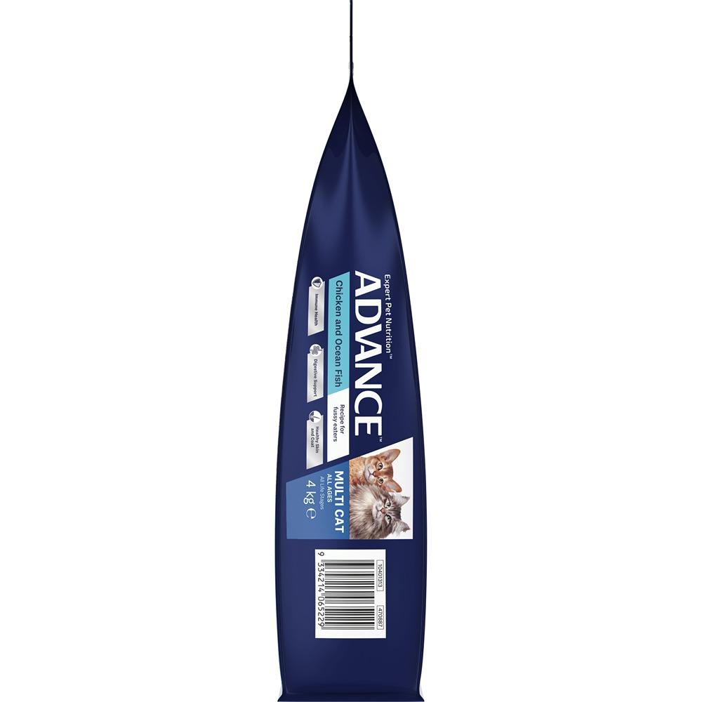 Advance Multi-Cat Chicken & Ocean Fish Dry Cat Food