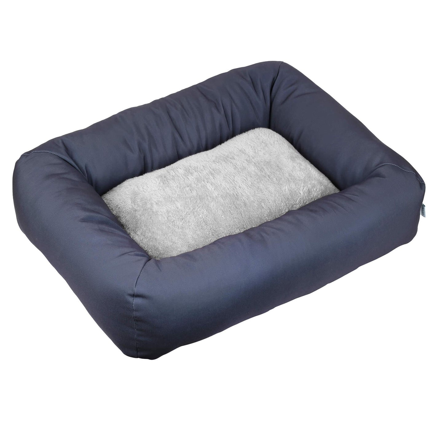 Lexi & Me Rectangle Dog Bed Grey Small/Medium