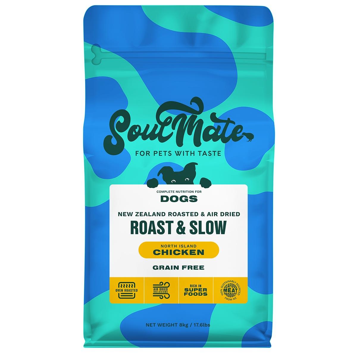 SoulMate Roast & Slow Baked and Air Dried North Island Chicken Dry Dog Food