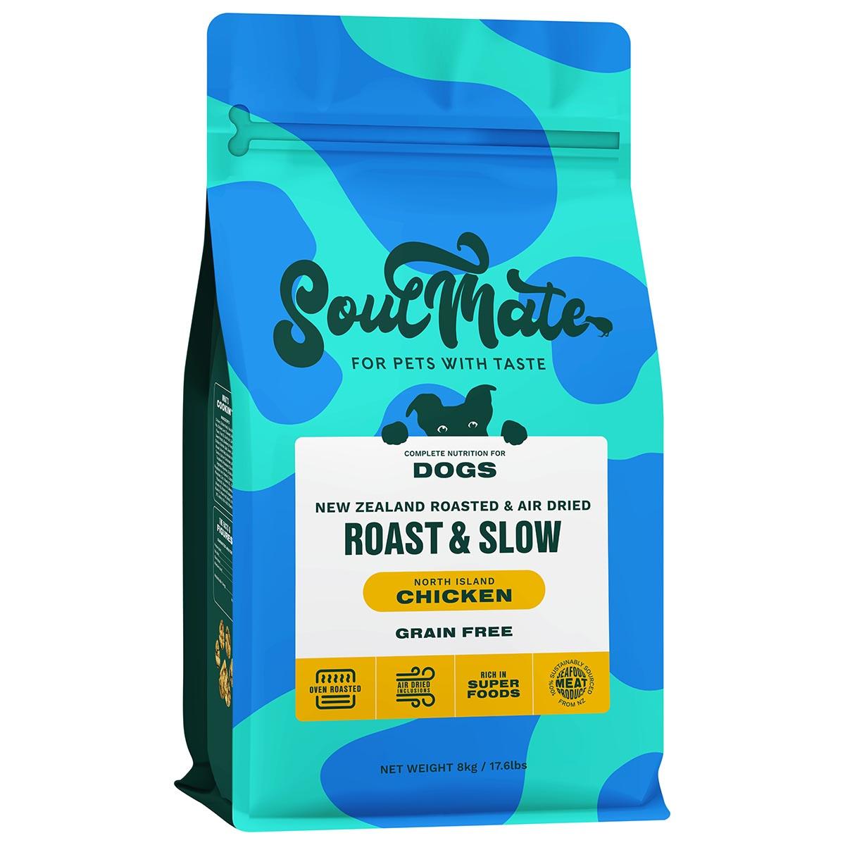 SoulMate Roast & Slow Baked and Air Dried North Island Chicken Dry Dog Food