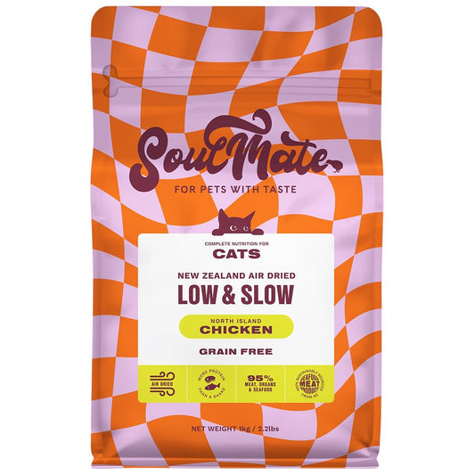 SoulMate Low & Slow Air Dried North Island Chicken Dry Cat Food