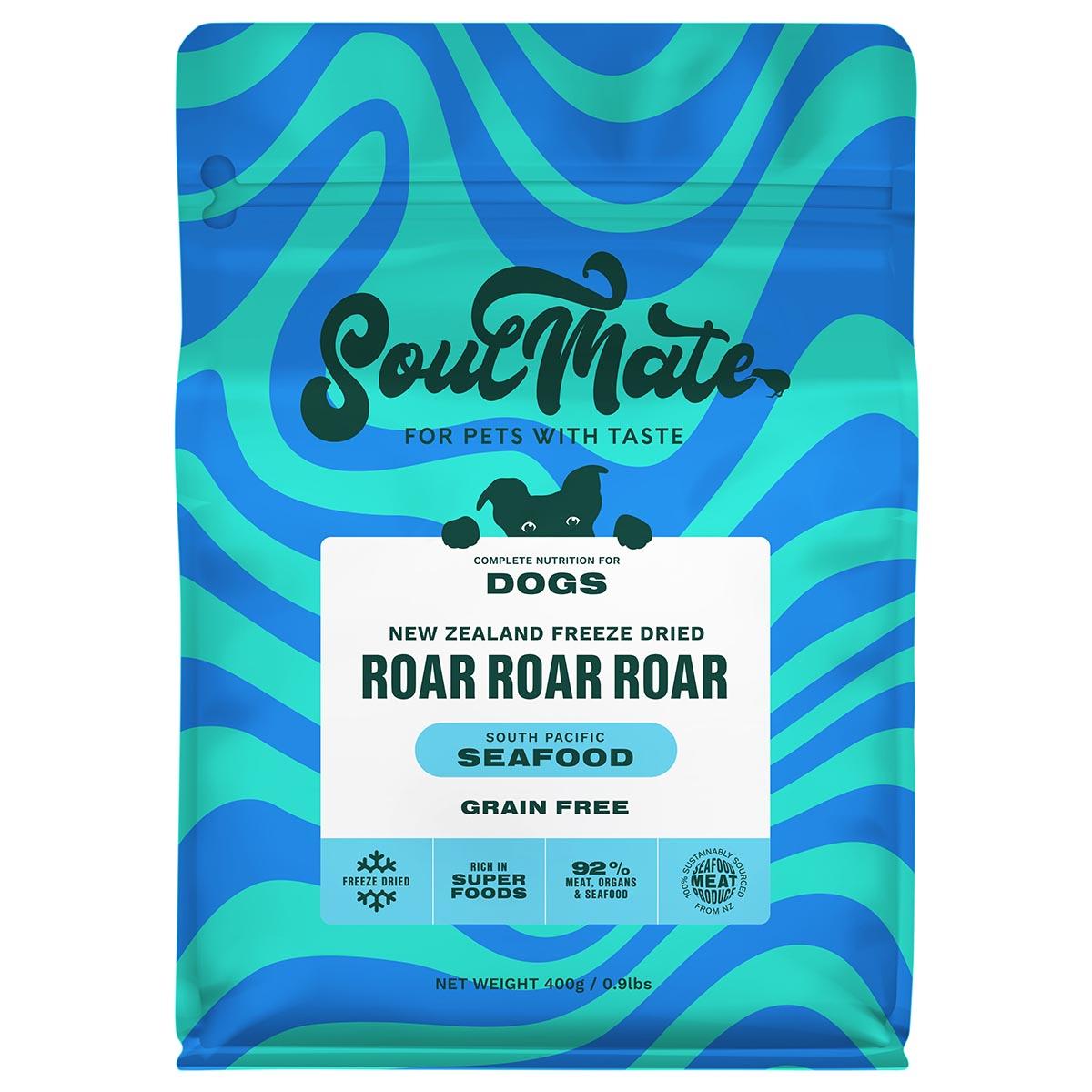 SoulMate Roar Roar Roar Freeze Dried South Pacific Seafood Dry Dog Food