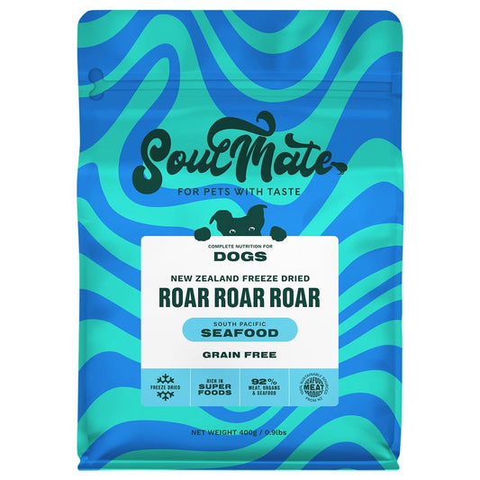 SoulMate Roar Roar Roar Freeze Dried South Pacific Seafood Dry Dog Food