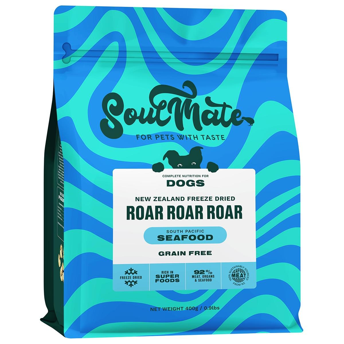 SoulMate Roar Roar Roar Freeze Dried South Pacific Seafood Dry Dog Food